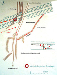 Hohlwege am 'Krombacher Schlag' - Alte Landstra�e (Napoleonweg)