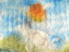 Bild Ferienaktion: Ein Sommerbild filzen   