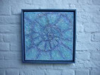 Bild Malerei - Ausstellung  | Ammonit blau  | (c) 2008