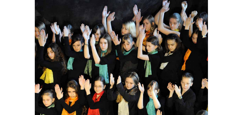 Konzert des Kinderchores © 2009, Bettina Stöß