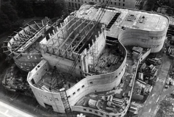 Baustelle Ende der 60er; Foto: Lore Bermbach Baustelle Ende der 60er; Foto: Lore Bermbach