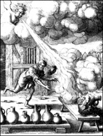 John Ogilby, 1668: Vom Wind und den irdenen Gefäßen. Frechener Bartmannskrüge wurden in großen Mengen nach England exportiert.