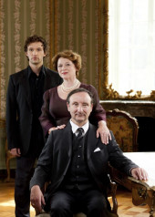 Hamlet (vlnr: Aleksandar Radenkovic, Imogen Kogge, Rainer Bock) | Foto: Steen Brogaard