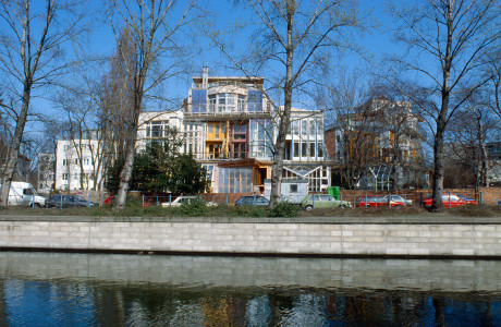 Ökohaus, Berlin-Tiergarten, Corneliusstraße, IBA Bauprojekt: Realisierung 1989-1991, Frei Otto | 1989, Günther Ludewig