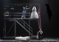 TURANDOT | Simon Pauly, Jörg Schörner and Yosep Kang as Ping, Pong, Pang; Peter Maus as Altoum | The pictures are protected by copyright. Photographer: Bettina Stöß / stage picture 2008 | Bettina Stöß / stage picture TURANDOT | Simon Pauly, Jörg Schörner and Yosep Kang as Ping, Pong, Pang; Peter Maus as Altoum | The pictures are protected by copyright. Photographer: Bettina Stöß / stage picture 2008 | Bettina Stöß / stage picture