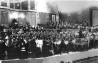 © Stadtarchiv München | Gustav Mahler dirigiert eine Probe zur Uraufführung seiner 8. Sinfonie (München 1910)